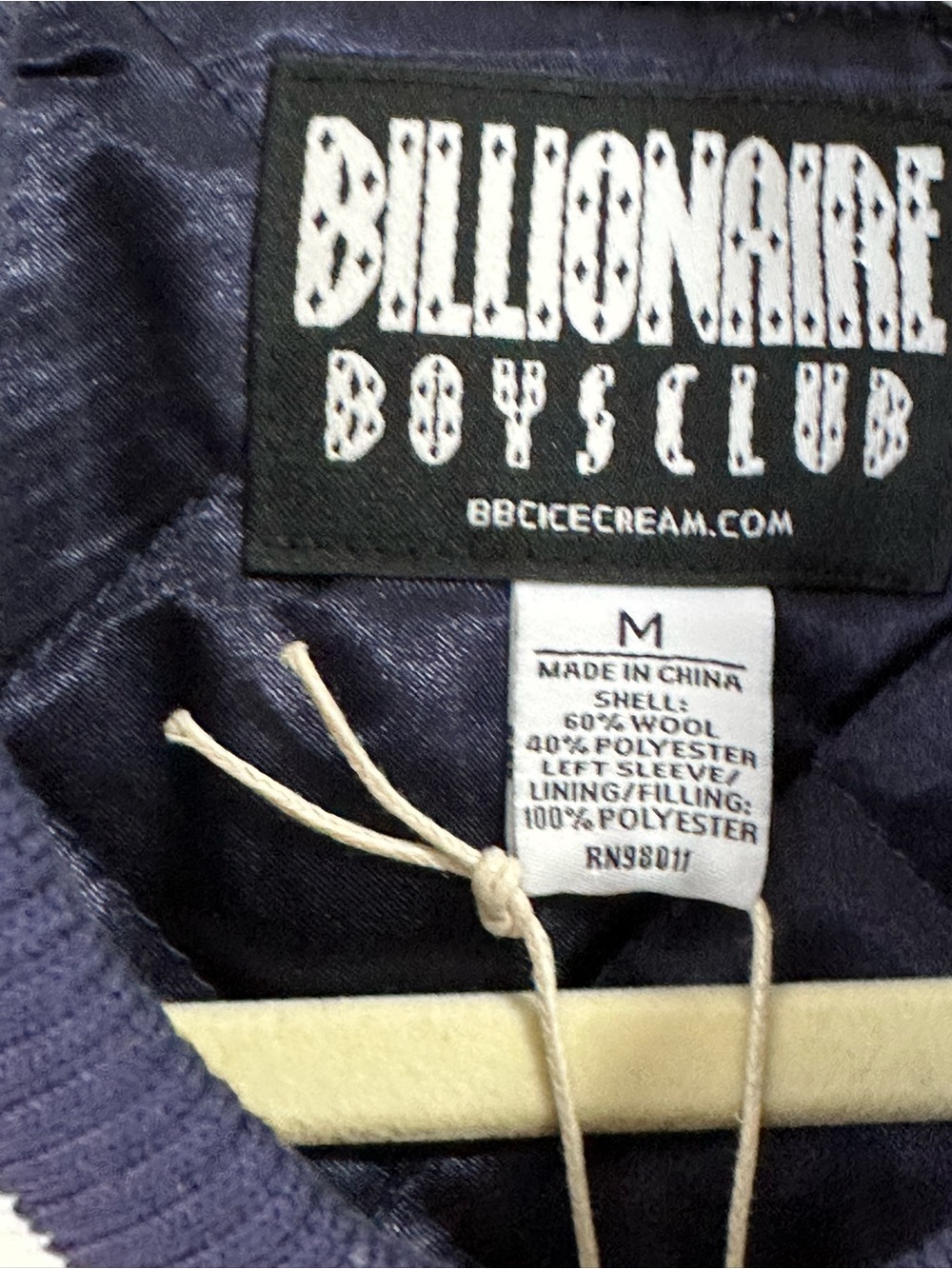 NWT Billionaires Boys Club BBC Varsity Jacket Sudan Brown Astral Multicolor SZ:M - Picture 12 of 15